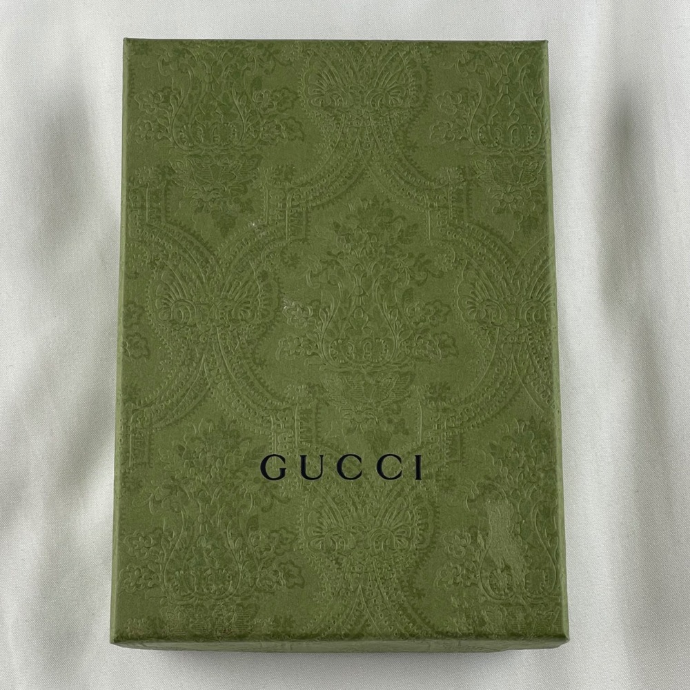GUCCI GG Monogram Canvas Scrunchie Hair Tie Accessory with Canvas Bag Gift Box - Picture 3 of 4